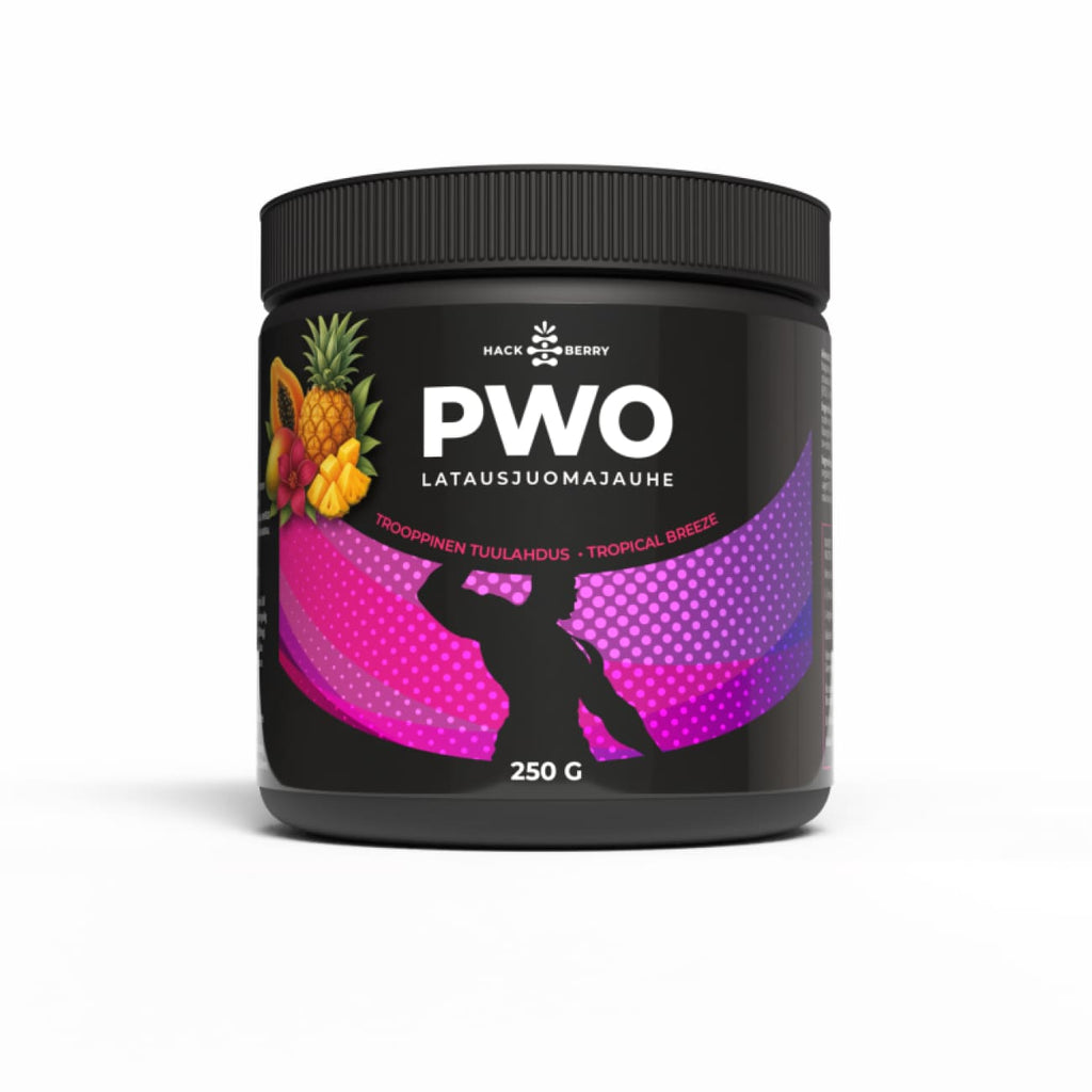Pre-Workout PWO 250g Hackberry - Tropical Breeze